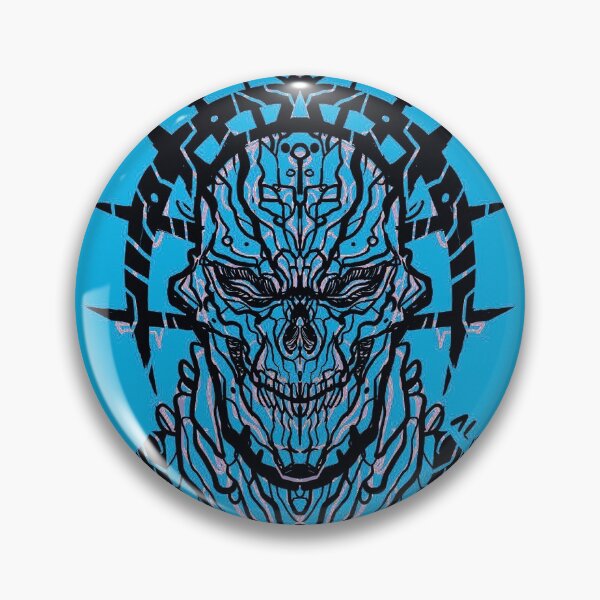 Item preview, Cyberpunk Skull (Blue) designed and sold by Rebel Digital Dog.