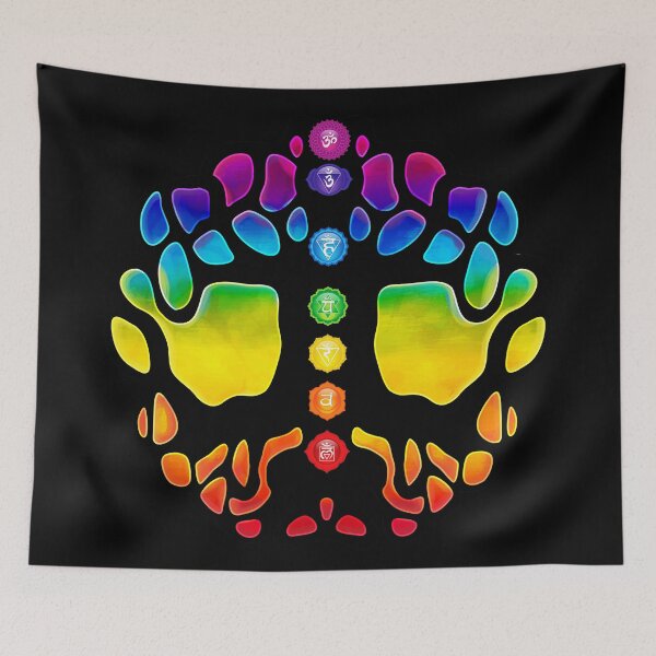 Item preview, 7 Chakra Celtic Tree - Symbols 72 designed and sold by serenaking.