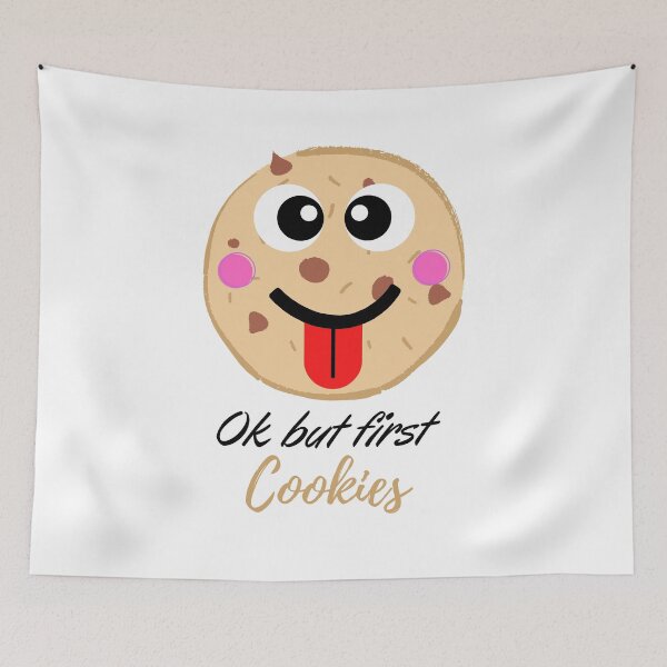 Item preview, Funny design - " Ok but first cookies" designed and sold by xomooda.