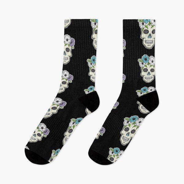 Item preview, Mexican Skull Be Kind To Your Mind Floral designed and sold by designclaw.
