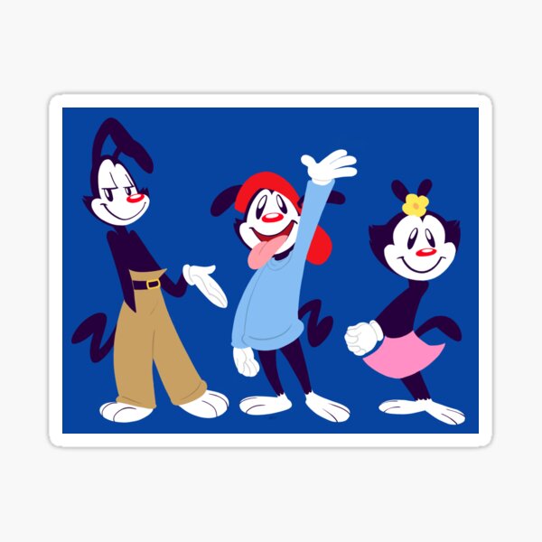 3 Zany Creatures Sticker