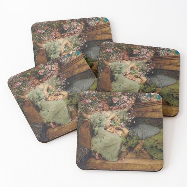 Item preview, In A Rose Garden By Lawrence Alma-Tadema  designed and sold by sunny-007.