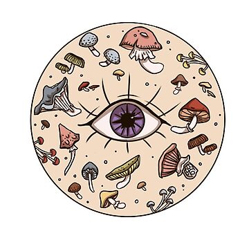 Artwork thumbnail, Pastel Mushroom Blink by QarliesArt