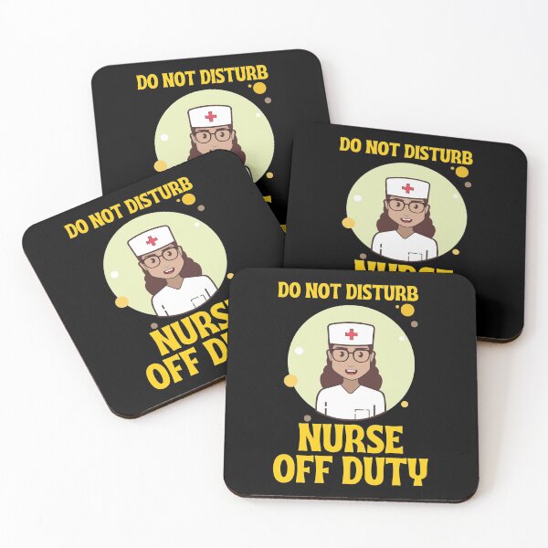 Item preview, Funny Nurse off duty themed Design designed and sold by PeaceyArt.
