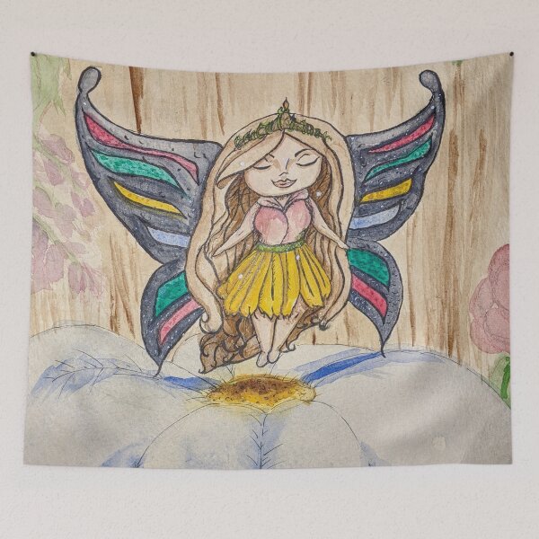 Item preview, Fairy on Flower designed and sold by Hannah Hutchison.