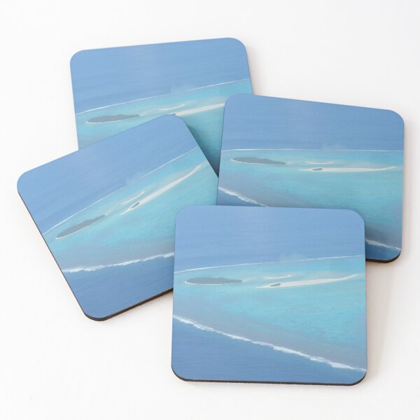 Item preview, Aitutaki Lagoon Motu Maina Aerial View designed and sold by KaSaPo.