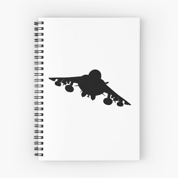 Item preview, British Army of an British military Royal Air Force, navy aircraft the Harrier jump jet from McDonnell Douglas AV-8b. Realistic silhouette Vertical Take-Off and Landing Harrier jet. designed and sold by Marcin Adrian.