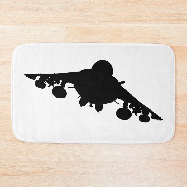 Item preview, British Army of an British military Royal Air Force, navy aircraft the Harrier jump jet from McDonnell Douglas AV-8b. Realistic silhouette Vertical Take-Off and Landing Harrier jet. designed and sold by Marcin Adrian.