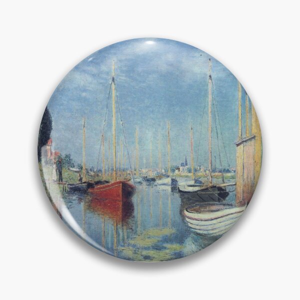 Item preview, Argenteuil Yachts 1875 - Claude Monet Argenteuil Artwork designed and sold by molamode.