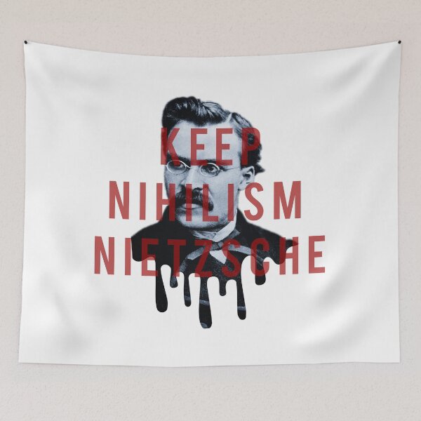 Item preview, Keep Nihilism Nietzsche designed and sold by MortaliteeUK.