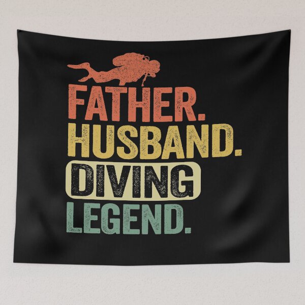 Item preview, Father Husband Diving Legend Scuba Diving Dad Gift designed and sold by Stronzi.