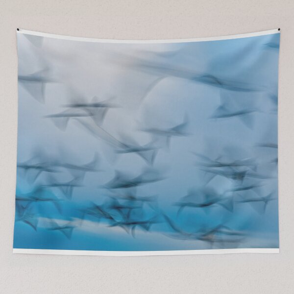 Item preview, Abstract Seagull Picture Over the Ocean  designed and sold by digoarpi.