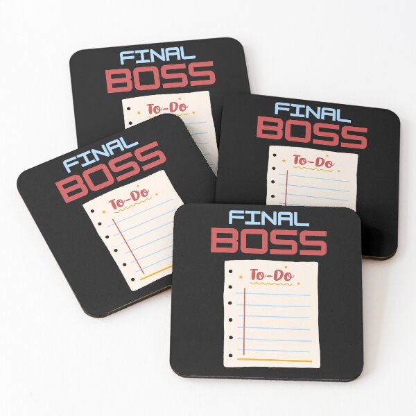 Item preview, Final Boss: My to-do list designed and sold by avocadissimo.
