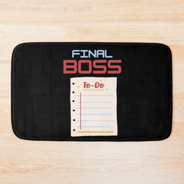 Item preview, Final Boss: My to-do list designed and sold by avocadissimo.