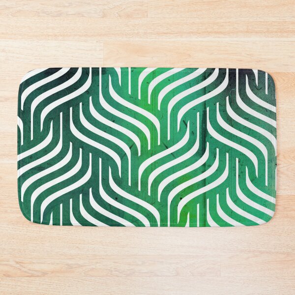 Item preview, Green Wavy Diamonds Pattern  designed and sold by Designs By YL.