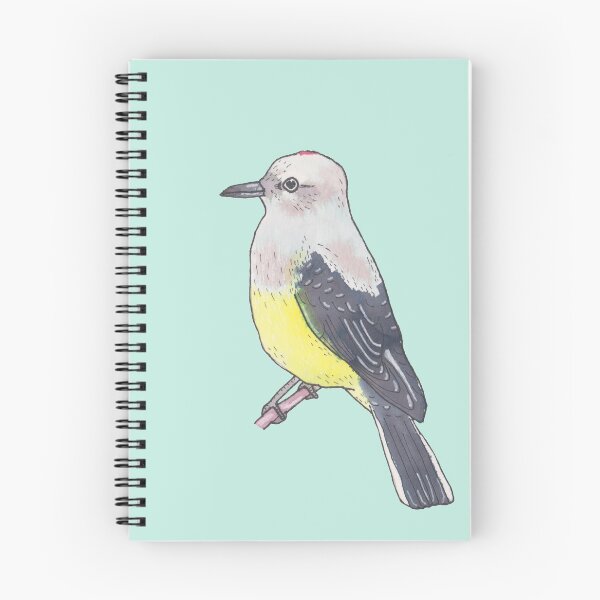 Item preview, Western Kingbird watercolor bird species bird art designed and sold by TheWaterBirds.