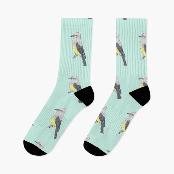 Item preview, Western Kingbird watercolor bird species bird art designed and sold by TheWaterBirds.