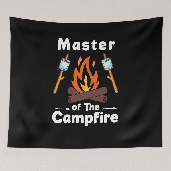 Item preview, Master of The Campfire for Camping Hiking and Outdoor Lovers designed and sold by Dexter Freeman.