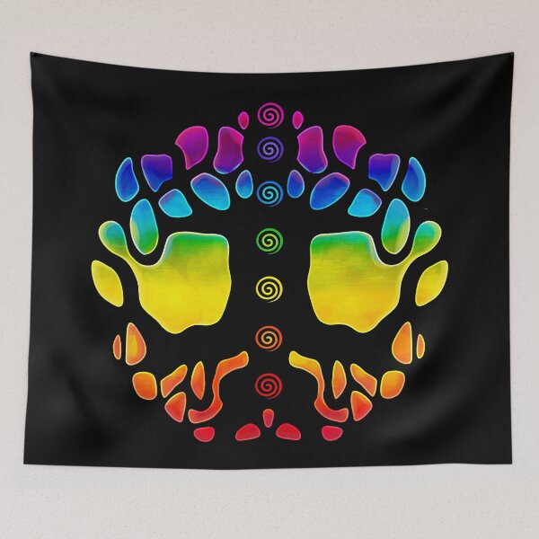 Item preview, 7 Chakra Celtic Tree - Swirls 72 designed and sold by serenaking.