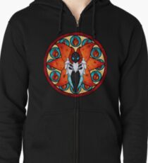 A Moth to the Sun Zipped Hoodie