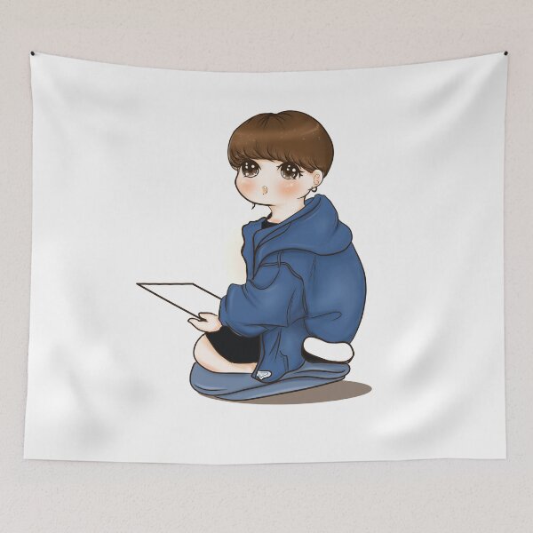 Item preview, Cute little artist Kookie from BTS the soop designed and sold by K0-OK.