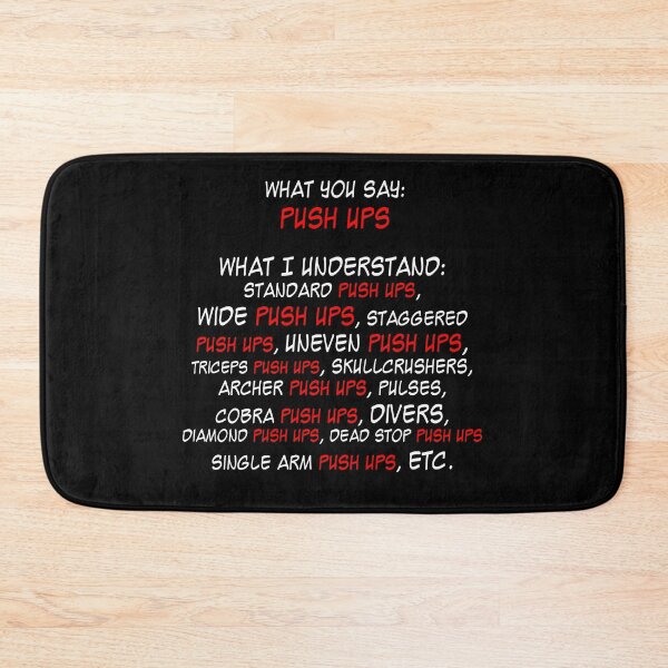 Item preview, Push ups modifications hard workout illustration designed and sold by ARTemyzz.