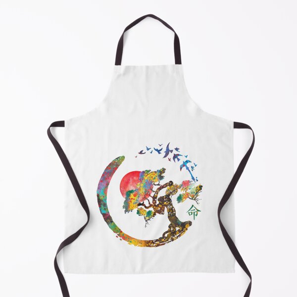 Item preview, Enso circle and Bonsai tree designed and sold by Rosaliartbook.