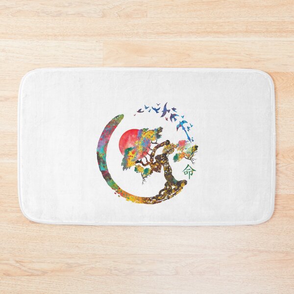 Item preview, Enso circle and Bonsai tree designed and sold by Rosaliartbook.