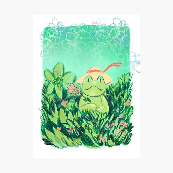 Item preview, Garden wilderness Frog designed and sold by Ashrend.