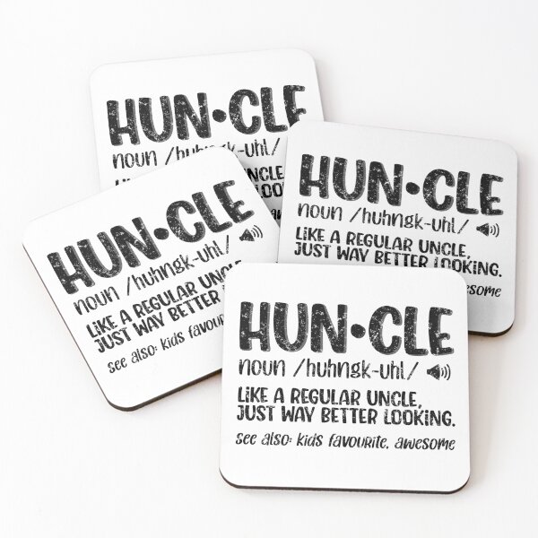 Item preview, Huncle, Funny Uncle Gift designed and sold by FuntasticDez.