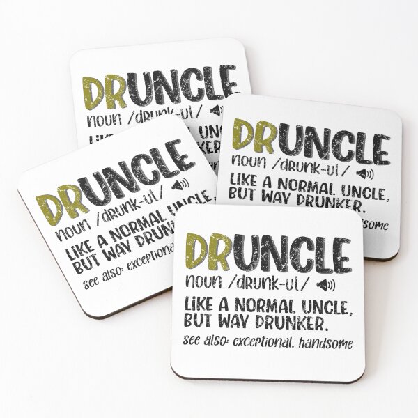 Item preview, Druncle, Funny Uncle Gift designed and sold by FuntasticDez.