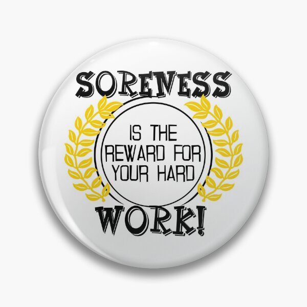 Item preview, Soreness ist the reward fitness motivation designed and sold by ARTemyzz.