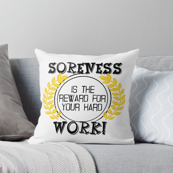 Item preview, Soreness ist the reward fitness motivation designed and sold by ARTemyzz.