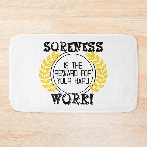 Item preview, Soreness ist the reward fitness motivation designed and sold by ARTemyzz.