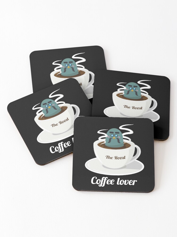 Brewster The Roost Coffee Bath Coasters Set of 4