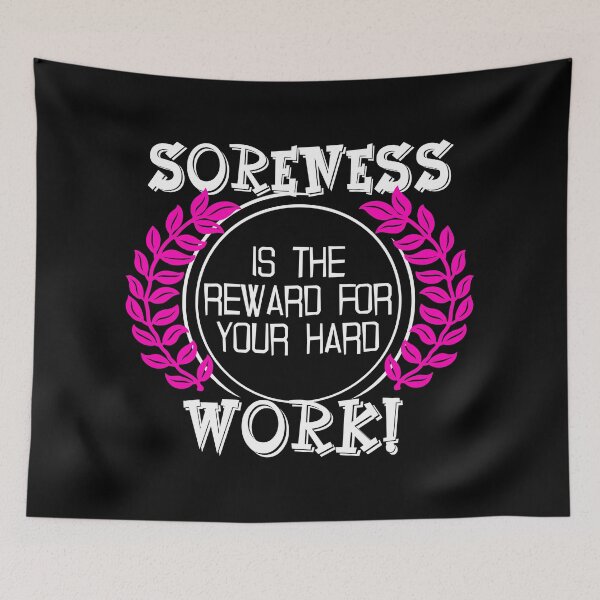 Item preview, Soreness design workout muscles design designed and sold by ARTemyzz.