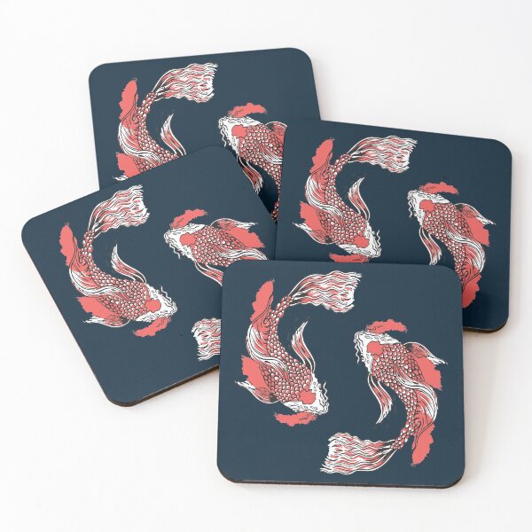 Item preview, Japanese Koi Fish Illustration designed and sold by infleims.