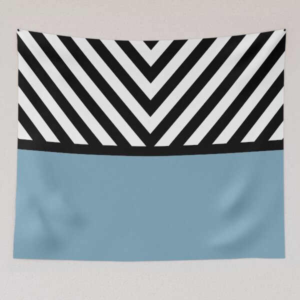 Item preview, Powder Blue V Stripes designed and sold by OddPop.