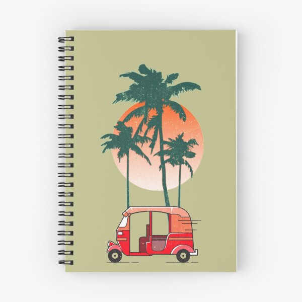 Item preview, Tuk tuk and palm trees designed and sold by NobelFashion.