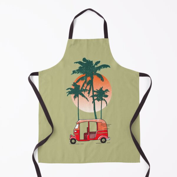 Item preview, Tuk tuk and palm trees designed and sold by NobelFashion.