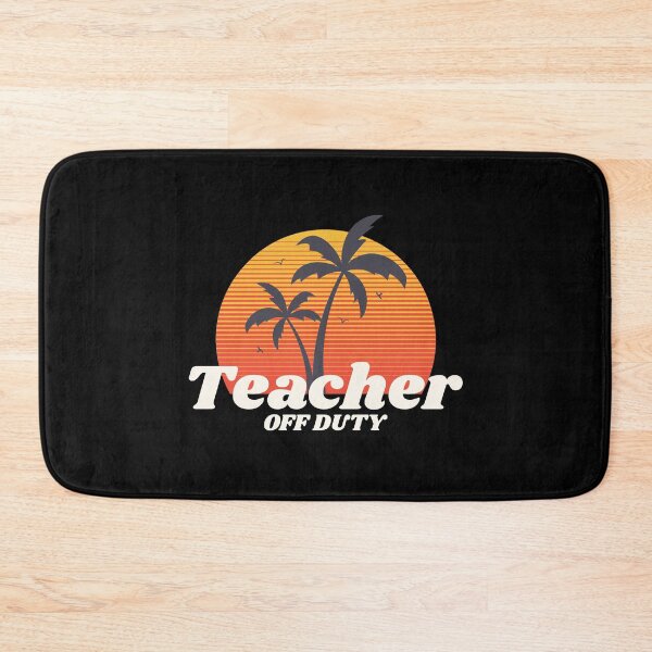 Item preview, Funny Teacher Off Duty Retro Beach designed and sold by TamGustam.