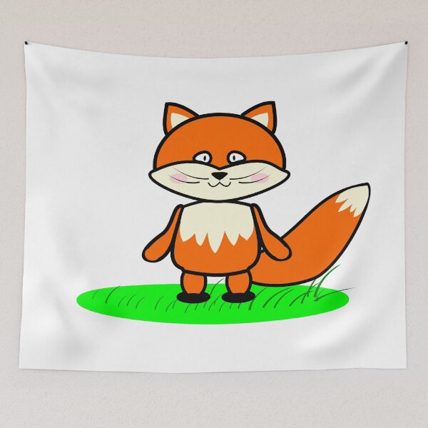 Artikelvorschau, Netter Kawaii Baby Fox entworfen und verkauft von lovelyandcute.