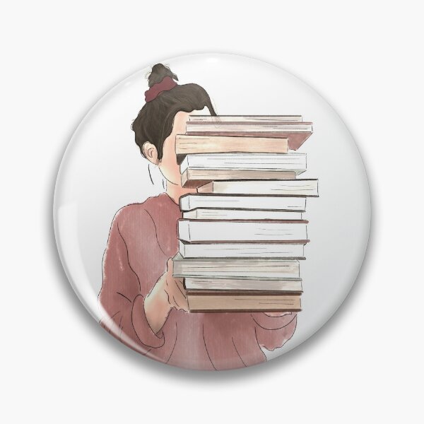 Item preview, Pink Bookworm designed and sold by arterburnandco.