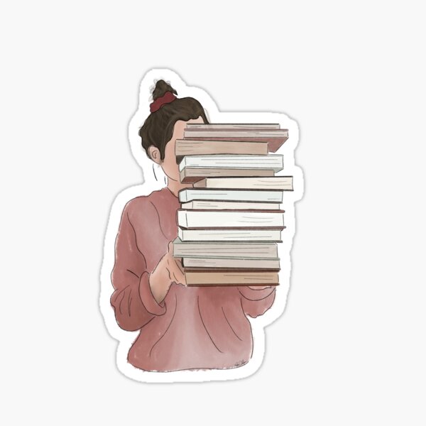 Book Aesthetic Stickers for Sale