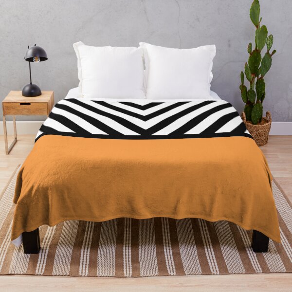 Item preview, Deep Saffron Orange V Stripes designed and sold by OddPop.