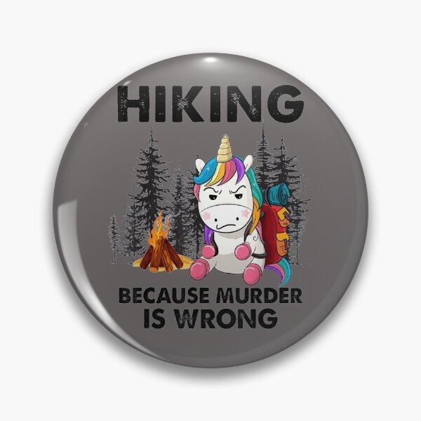 Artikelvorschau, Grumpy Unicorn, Wandern, weil Mord falsch ist, Wandershirt, Wanderliebhaber, Geschenk für Freund, Familienmitglieder entworfen und verkauft von amine163.