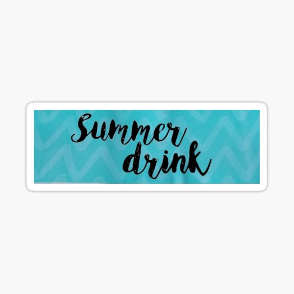 Summer Drink Stickers