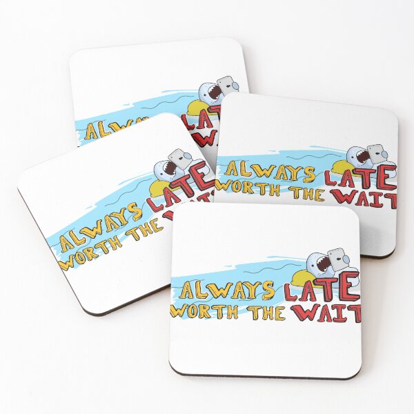 Item preview, I'm always late but worth the wait, lazy shark  designed and sold by Yellowsprint.