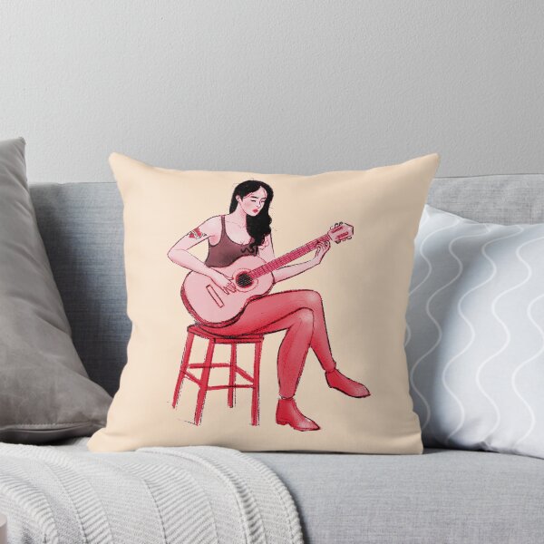 Item preview, The guitar player meditating (Red) designed and sold by Rebel Digital Dog.