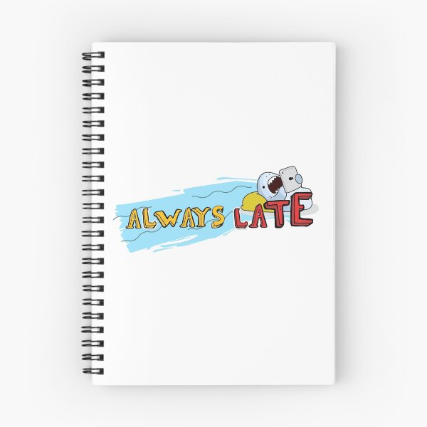 Item preview, Always late, lazy shark  designed and sold by Yellowsprint.